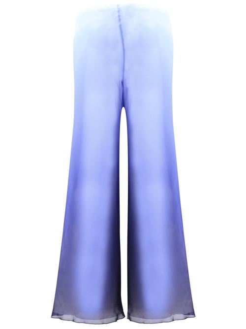 Blue chiffon woman pants Patrizia Pepe | 2P1619A402J4B2